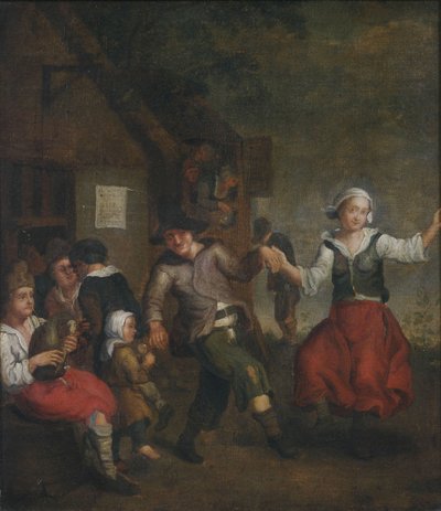 Dancing Peasants by Unbekannt Unbekannt